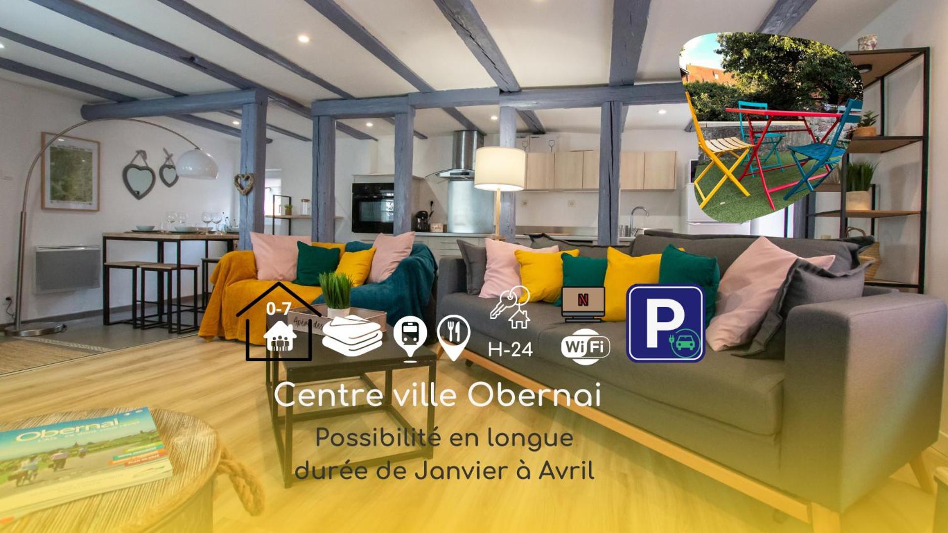 Le Nid Cosy D'Obernai /2Min Centre Ville/Parking Extérieur photo